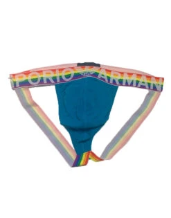 Emporio Armani Mega Logo Jock Strap 111579-1P513 -Freshpair Lingerie Store 111579 1P513 Ocean Pride