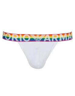 Emporio Armani Mega Logo Jock Strap 111579-1P513 -Freshpair Lingerie Store 111579 1P513 00010 10