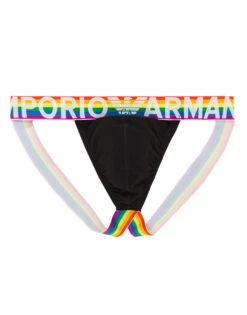 Emporio Armani Mega Logo Jock Strap 111579-1P513 -Freshpair Lingerie Store 111579 1P513 00020 D
