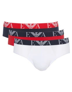 Emporio Armani Monogram 3-Pack Brief 111734-97010