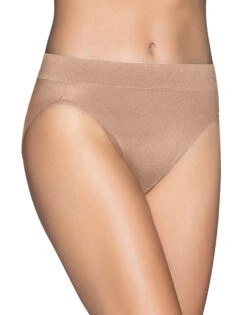 Vanity Fair Beyond Comfort Hi-Cut Brief 13212 -Freshpair Lingerie Store 13212 Honey Beige front crop SQ
