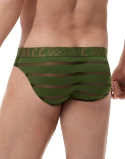 Gregg Homme Encore Brief 160603 -Freshpair Lingerie Store 160603 KHAKI far back 1