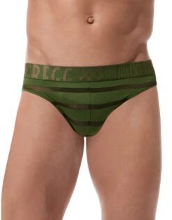 Gregg Homme Encore Brief 160603 -Freshpair Lingerie Store 160603 KHAKI far front 1