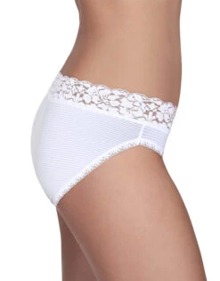 Vanity Fair Flattering Lace Bikini 18285 -Freshpair Lingerie Store 18285 4581 WhiteStripe VANITYFAIR PANTS asset model side 3x4 4247264f b6b3 4d34 962d 82e7c74cea9c