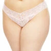 Hanky Panky Stretch Original Rise Lace Plus Size Thong 4811X -Freshpair Lingerie Store 194602