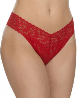 Hanky Panky Stretch Signature Original Rise Lace Thong 4811 -Freshpair Lingerie Store 194610
