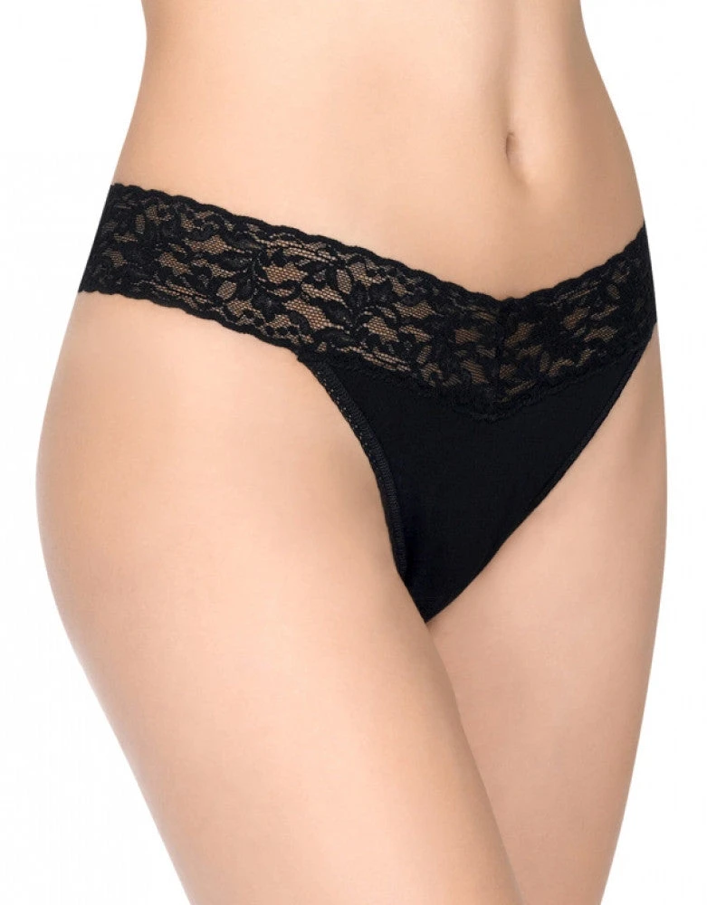 Hanky Panky Cotton With A Conscience Original Rise Thong 891801 3 Hanky Panky Cotton With A Conscience Original Rise Thong 891801