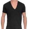 2xist Men's Pima Slim Fit Deep V-Neck T-Shirt 041041 -Freshpair Lingerie Store 2xist 041041 Black T 2 d9c4f11f 0f78 4de6 8a4c 6e9443c38615