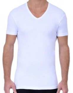 2xist 3-Pack Essential Slim Fit V-Neck T-Shirt 020341 -Freshpair Lingerie Store 434203