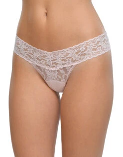 Hanky Panky Signature Lace 5 Pack Low Rise Thong 4911FPK -Freshpair Lingerie Store 4911FPK BlissPink