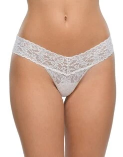 Hanky Panky Signature Stretch Lace Petite Low Rise Thong 4911XS 9 Hanky Panky Signature Stretch Lace Petite Low Rise Thong 4911XS -Freshpair Lingerie Store 4911XS white fd5e219f 55d4 4583 a6de 2340e53310fe