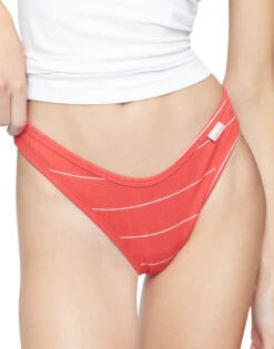 Calvin Klein Women Ribbed Thong QD3884 -Freshpair Lingerie Store 51213884 600 alternate2