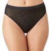 Wacoal All Edge Hi Cut Panty 841341 1 Wacoal All Edge Hi Cut Panty 841341 -Freshpair Lingerie Store 841341 BK