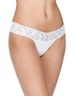 Hanky Panky 3 Pack Cotton With A Conscience Low Rise Thong 8915813PK -Freshpair Lingerie Store 891581XS white 86005b8a 92e8 4cea 8806 8bd8cabe52a7