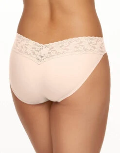 Hanky Panky Cotton With A Conscience V-Kini 892201 -Freshpair Lingerie Store 892201 chai back