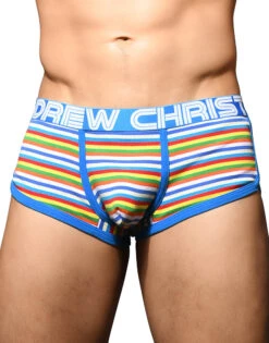 Andrew Christian Bright Stripe Boxer W/ Almost Naked 92603