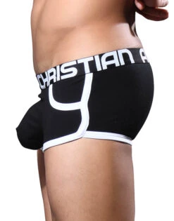 Andrew Christian Almost Naked Retro Pocket Boxer 92831 -Freshpair Lingerie Store 92831Boxer Black03