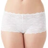 B.tempt'd By Wacoal Inspired Eyelet Boyshort 945219 -Freshpair Lingerie Store 945219 WH