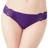 B.tempt'd By Wacoal B.Bare Thong Grape Royale 976267 -Freshpair Lingerie Store 976267 557