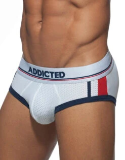 Addicted Sport Mesh Brief AD738 -Freshpair Lingerie Store AD738 C01L