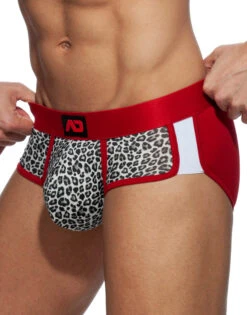 Addicted Leopard Combi Brief AD948 -Freshpair Lingerie Store AD948 C06L