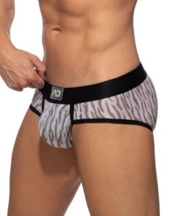 Addicted Tiger Print Brief AD972 -Freshpair Lingerie Store AD972 C11L