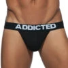 Addicted 3-Pack Basic Soft Cotton G-String AD746P -Freshpair Lingerie Store Addicted AD746P Black Navy Red B 8