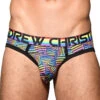 Andrew Christian Retro Pride Mesh Brief W/ Almost Naked 92144 -Freshpair Lingerie Store Aug 92144Brief06