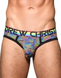 Andrew Christian Retro Pride Mesh Brief W/ Almost Naked 92144