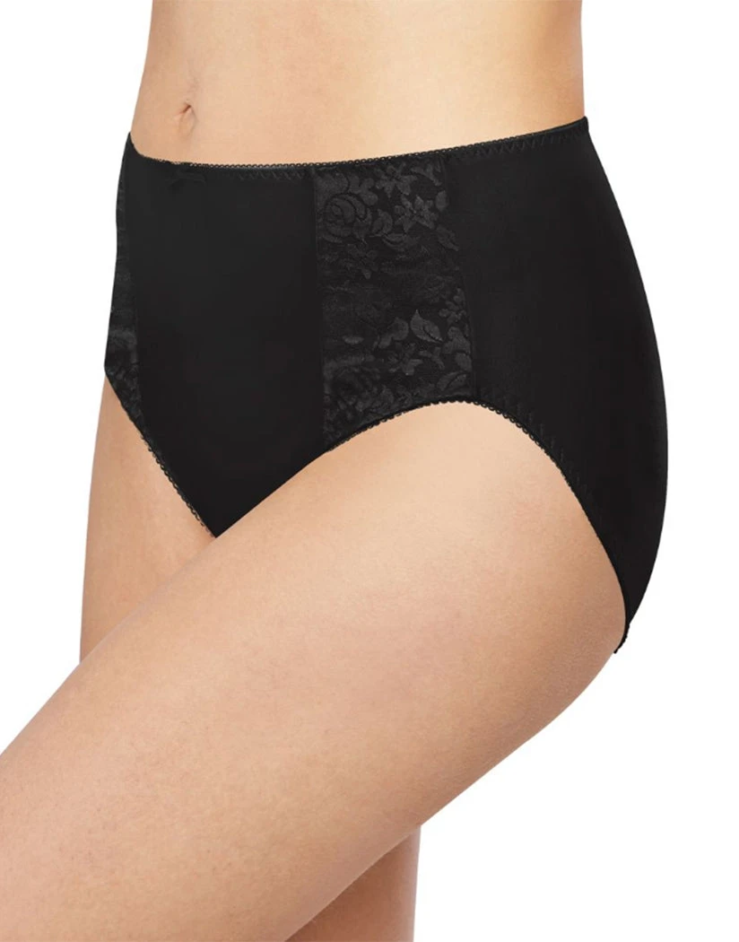 Bali Double Support Moisture Wicking No Show Hi Cut Brief Panty DFDBHC 4 Bali Double Support Moisture Wicking No Show Hi Cut Brief Panty DFDBHC - Image 2