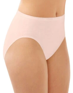 Bali Full-Cut Fit Cotton Stretch Hi-Cut Brief Panty DFFF62 -Freshpair Lingerie Store Bali DFFF62 Silken Pink B copy