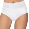 Bali Passion For Comfort Lace No Show Brief Panty DFPC61 -Freshpair Lingerie Store Bali DFPC61 White B