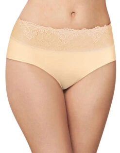 Bali Passion For Comfort Lace No Show Hipster Panty DFPC63 -Freshpair Lingerie Store Bali DFPC63 Soft Taupe Lace B copy