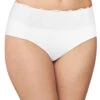 Bali Passion For Comfort Lace No Show Hipster Panty DFPC63 -Freshpair Lingerie Store Bali DFPC63 White B