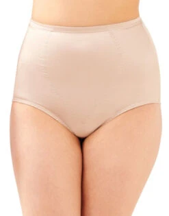Bali Body Tummy Panel Brief Panty With Moderate Control 2-Pack DFX710 -Freshpair Lingerie Store Bali X710 Nude B