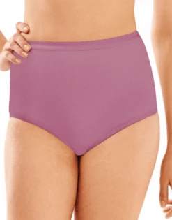 Bali Full-Cut Fit Stretch Brief Panty DF2324 23 Bali Full-Cut Fit Stretch Brief Panty DF2324 -Freshpair Lingerie Store Bali 2324 Greenhouse Lavender B