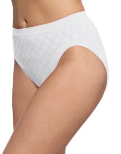 Bali Comfort Revolution Microfiber Hi Cut Brief DF303J -Freshpair Lingerie Store Bali 303J White Diamond B