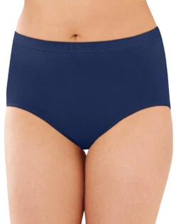 Bali Comfort Revolution Seamless Brief Panty DF803J -Freshpair Lingerie Store Bali 803J In the Navy B