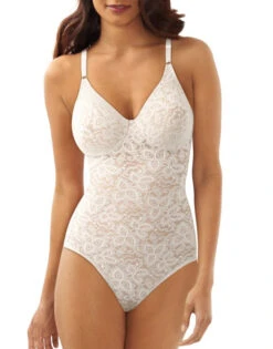 Bali Lace N Smooth Bodybriefer DF8L10 -Freshpair Lingerie Store Bali 8L10 White F