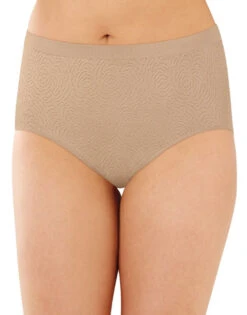 Bali Comfort Revolution Microfiber Brief 3 Pack DFAK88 -Freshpair Lingerie Store Bali AK88 Light Beige Damask White Damask Nude Damask B
