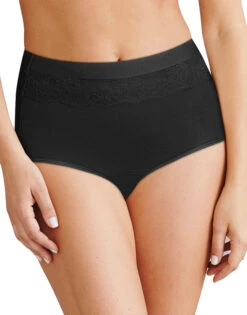 Bali Beautifully Confident Light Leak Protection Panty DFLLB1 -Freshpair Lingerie Store Bali DFLLB1 Black B
