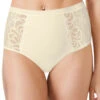 Bali One Smooth U Tummy Smoothing Lace Accents Brief DFLTSB -Freshpair Lingerie Store Bali DFLTSB Pearl B