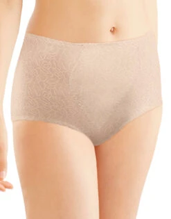 Bali 2-Pack Tummy Panel Brief DFX70J -Freshpair Lingerie Store Bali X70J Nude w Nude Deluster B 1