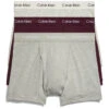 Calvin Klein Men's Cotton Stretch 3-Pack Trunk NB2615 -Freshpair Lingerie Store CKM NB2615 GreyHeather Rhone SnowHeather B