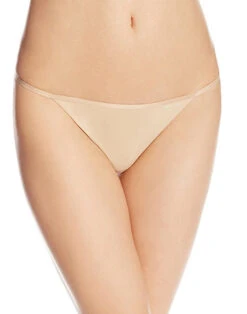 Calvin Klein Women Microfiber Sleek G-String D3509 -Freshpair Lingerie Store CKW D3509 Bare B 1