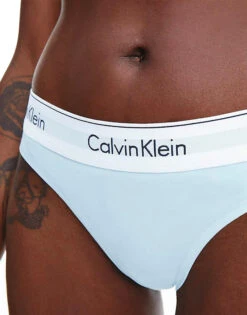 Calvin Klein Modern Cotton Thong Rain Dance F3786
