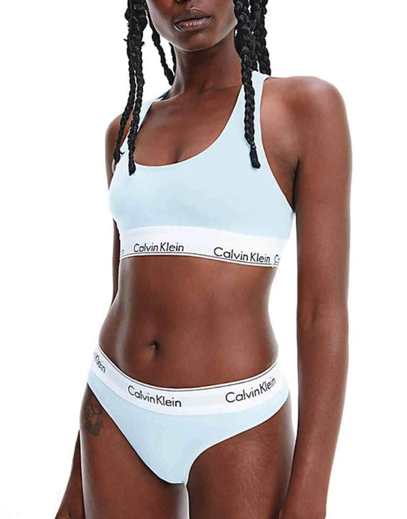 Calvin Klein Modern Cotton Thong Rain Dance F3786 4 Calvin Klein Modern Cotton Thong Rain Dance F3786 - Image 2