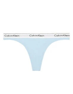 Calvin Klein Modern Cotton Thong Rain Dance F3786 9 Calvin Klein Modern Cotton Thong Rain Dance F3786 -Freshpair Lingerie Store CKW F3786 RainDance 450 FLAT