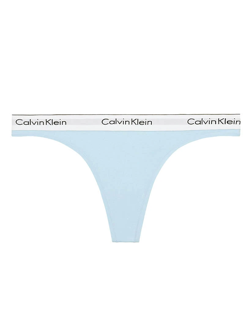 Calvin Klein Modern Cotton Thong Rain Dance F3786 6 Calvin Klein Modern Cotton Thong Rain Dance F3786 - Image 4