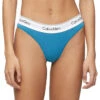Calvin Klein Modern Cotton Thong Tapestry Teal F3786